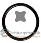 X-Ring 27,57 x 3,53 mm NBR 70 +/- 5 Shore A schwarz/black