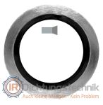 Bonded Seal (USIT-Ring) 4,5 x 7,0 x 1,0 mm Stahl /  NBR 85 +/- 5 Shore A schwarz