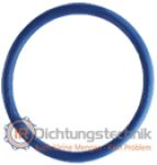 O-Ring  1,5 x 1,0 mm Silikon 75 +/- 5 Shore A blau/blue