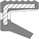 Radial-Wellendichtring G12 16,0 x 24,0 x 3,0 NBR grün/green
